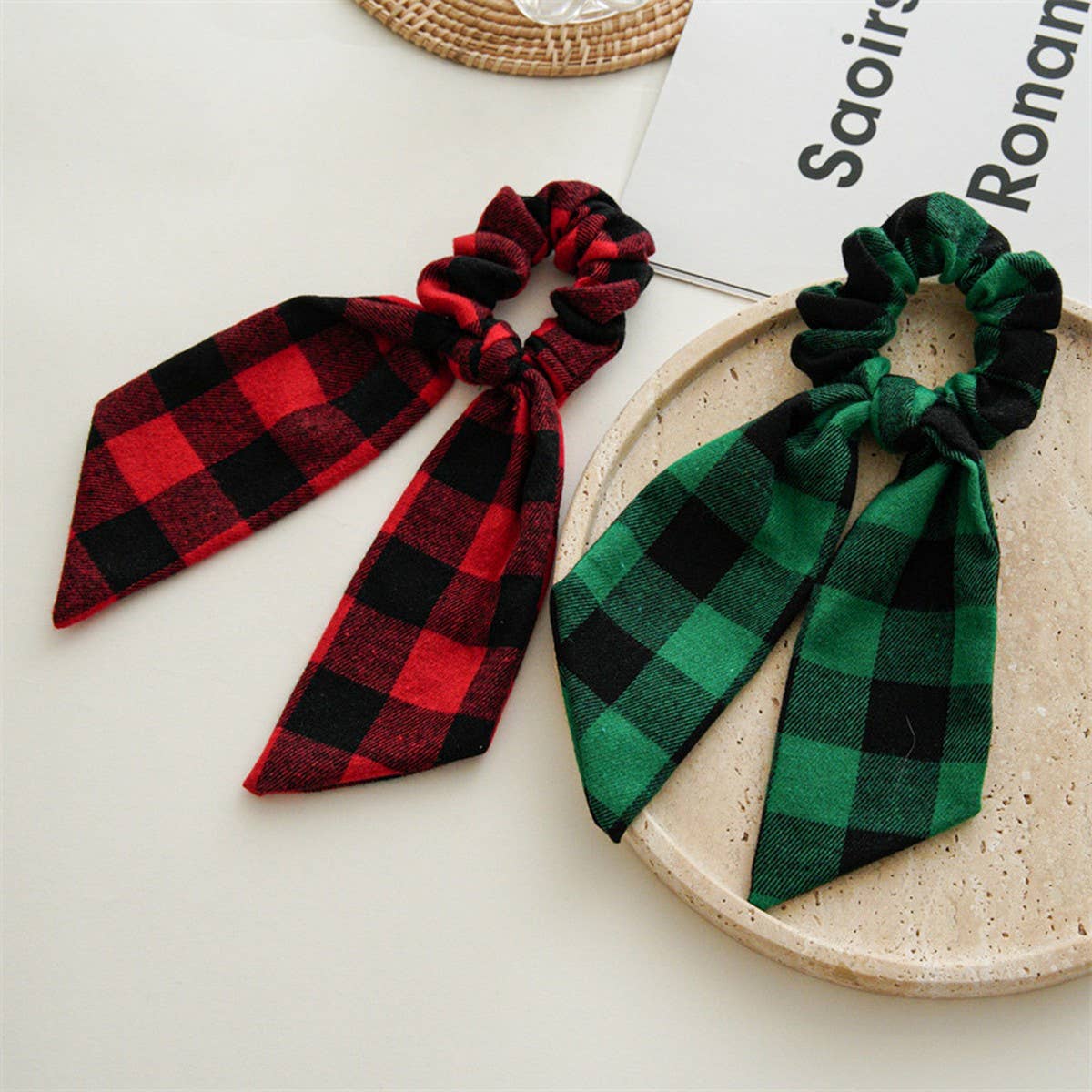 CHRISTMAS HAIRBAND CLOTH RING HAIR ACCESSORIES
