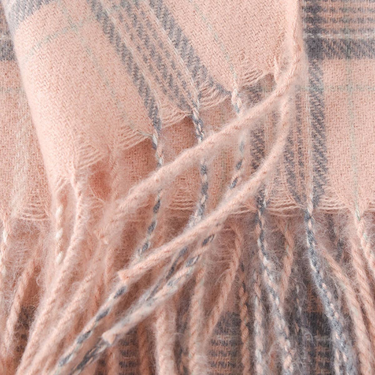 Vintage Stripe Knit Scarf - Unisex Winter Wrap