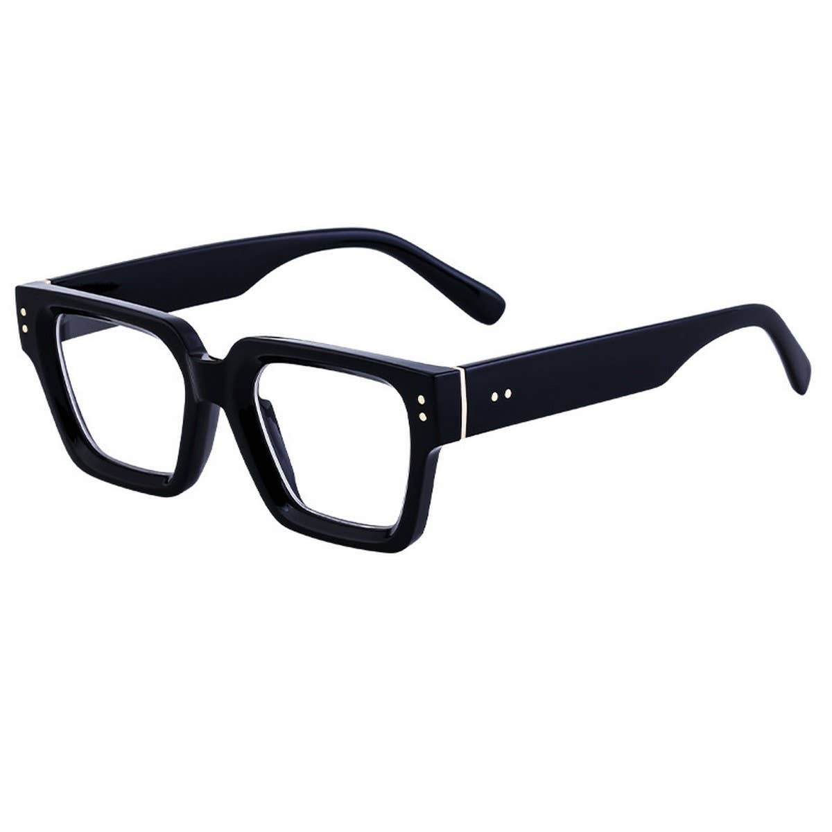 FASHION SQUARE FRAME GLASSES PLAIN GLASSES_CWASG0742