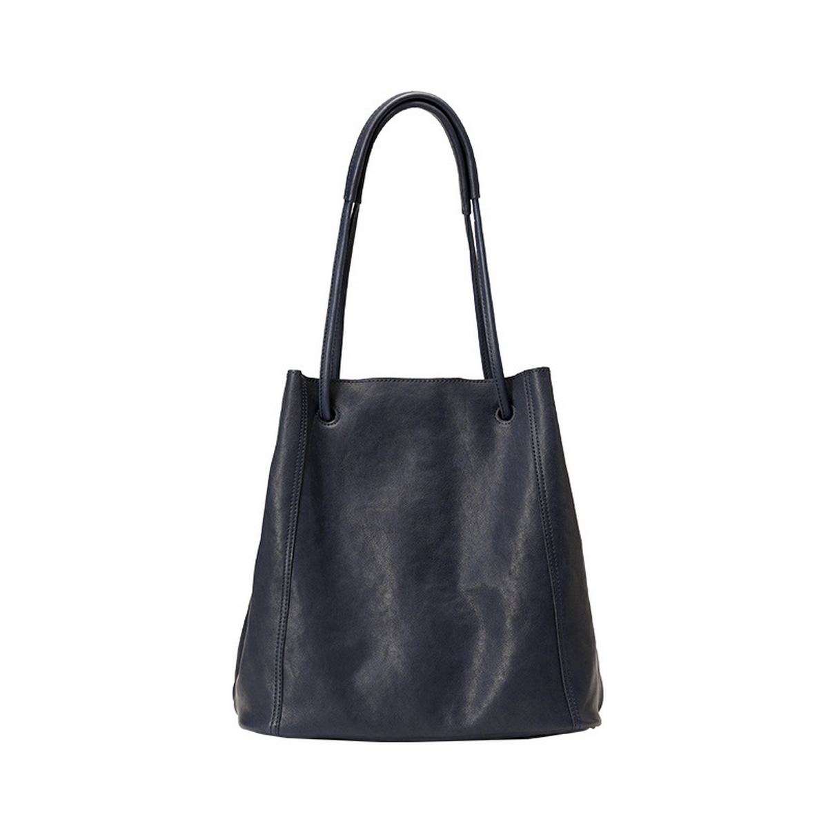 Leather Bucket Tote ??Vintage Style Handbag_CWAB5323