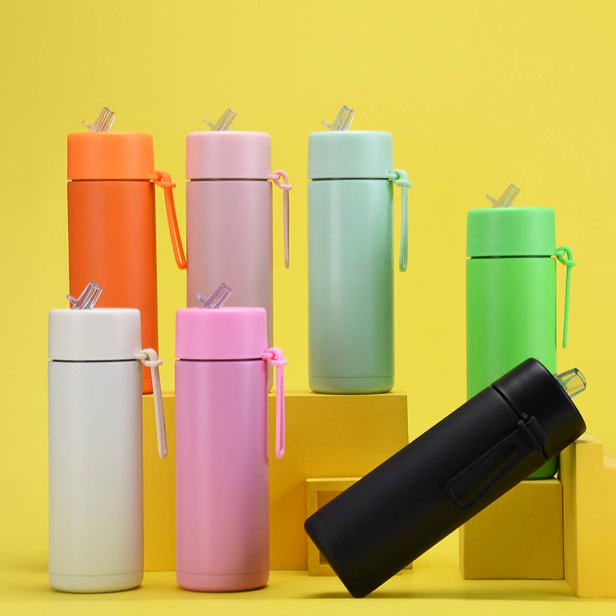 NEW PORTABLE 650ML SPORTS THERMOS CUP