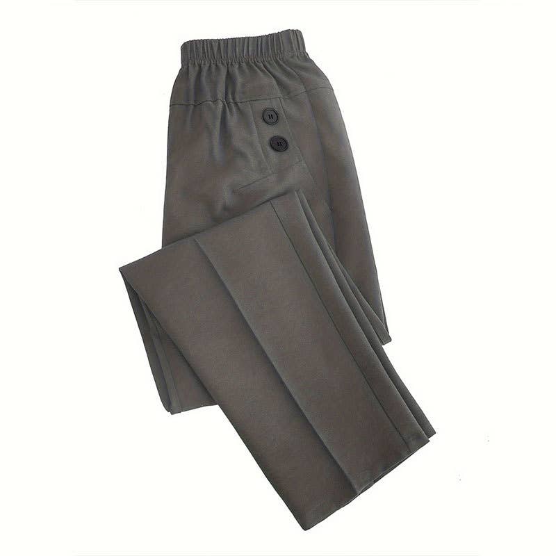 PROFESSIONAL THIN HIGH-WAISTED SLACKS