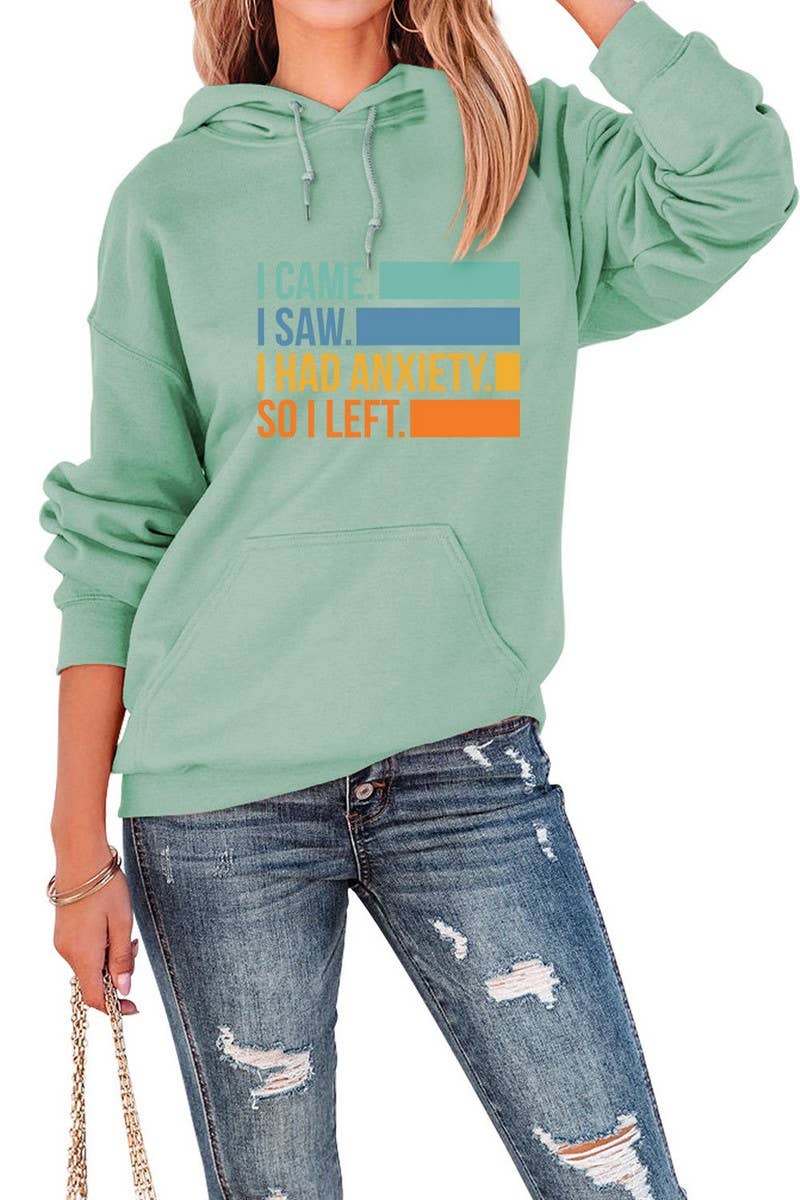 WOMEN NEW STYLE LETTER PRINT LOOSE HOODIE_CWOHOL0342