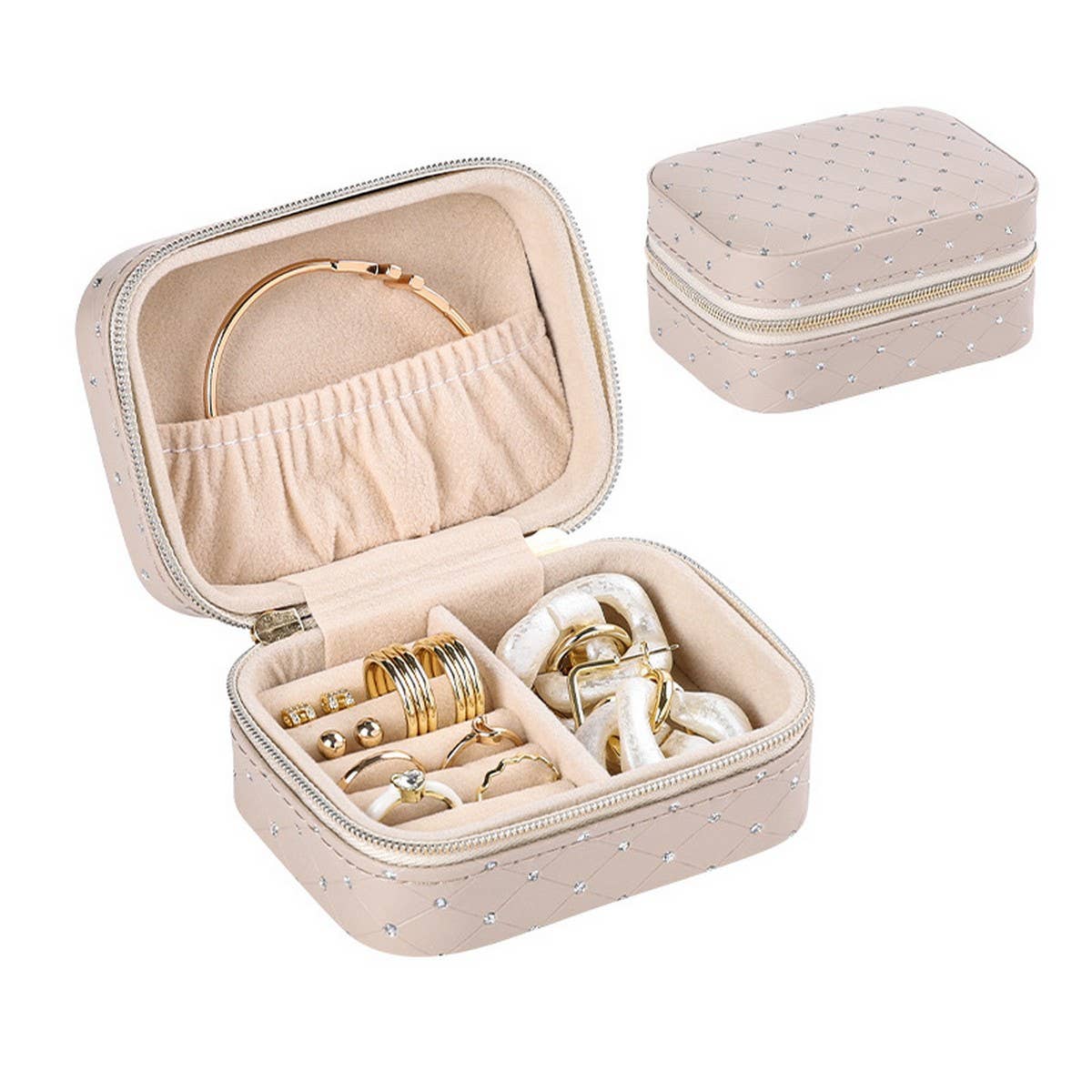 CREATIVE MINI PORTABLE TRAVEL JEWELRY STORAGE BOX