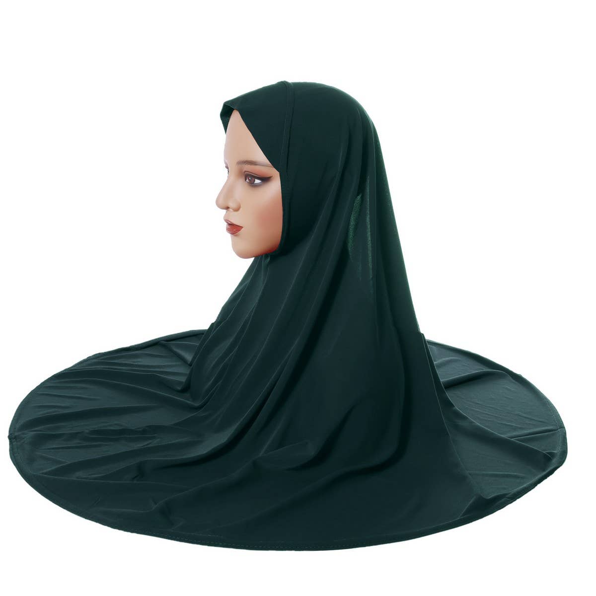 DOUBLE LAYER ROUND EDGE WOMEN'S HIJAB HEADSCARF