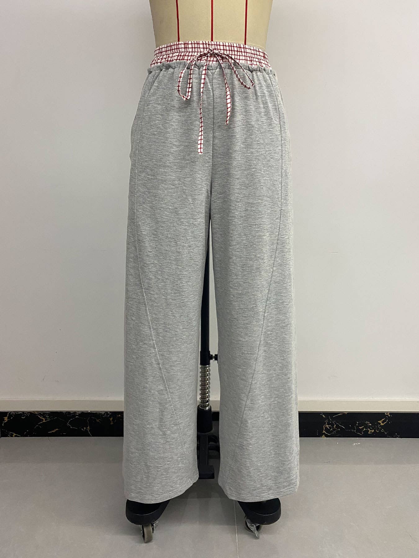 High-waisted casual loose sports sweatpants