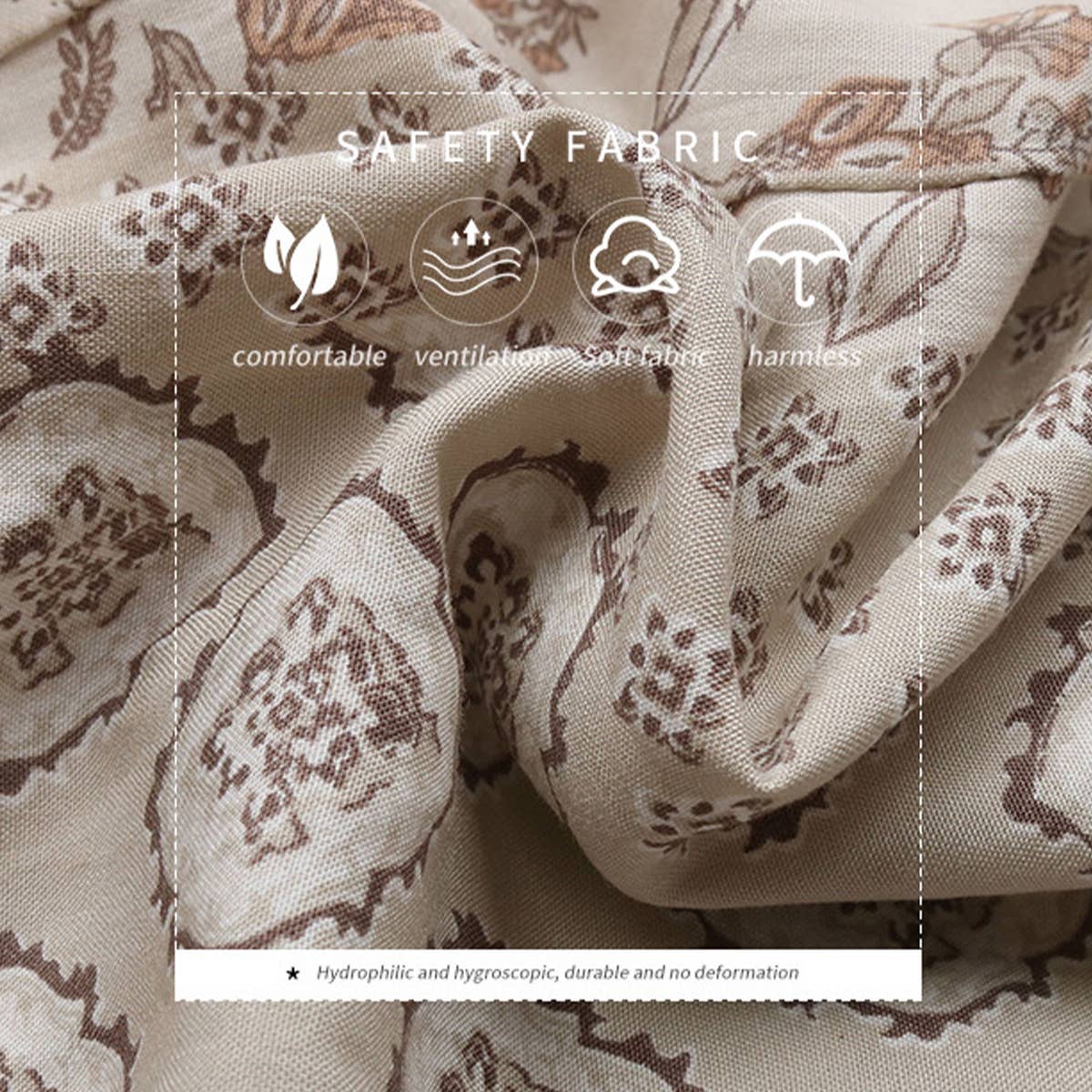 LACE-UP PATCHWORK WIDE-LEG PANTS