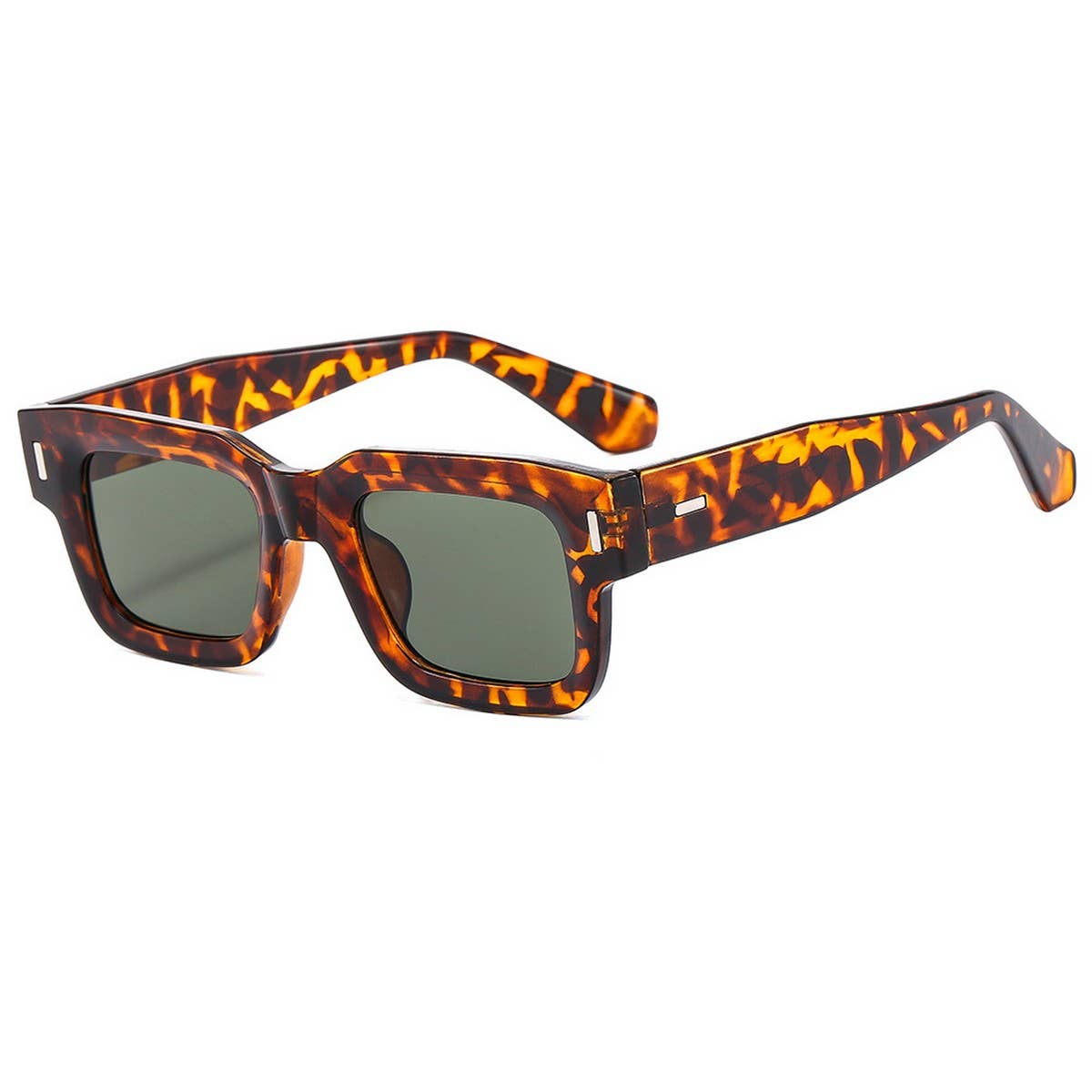 Versatile Studded Square Sunglasses Unisex