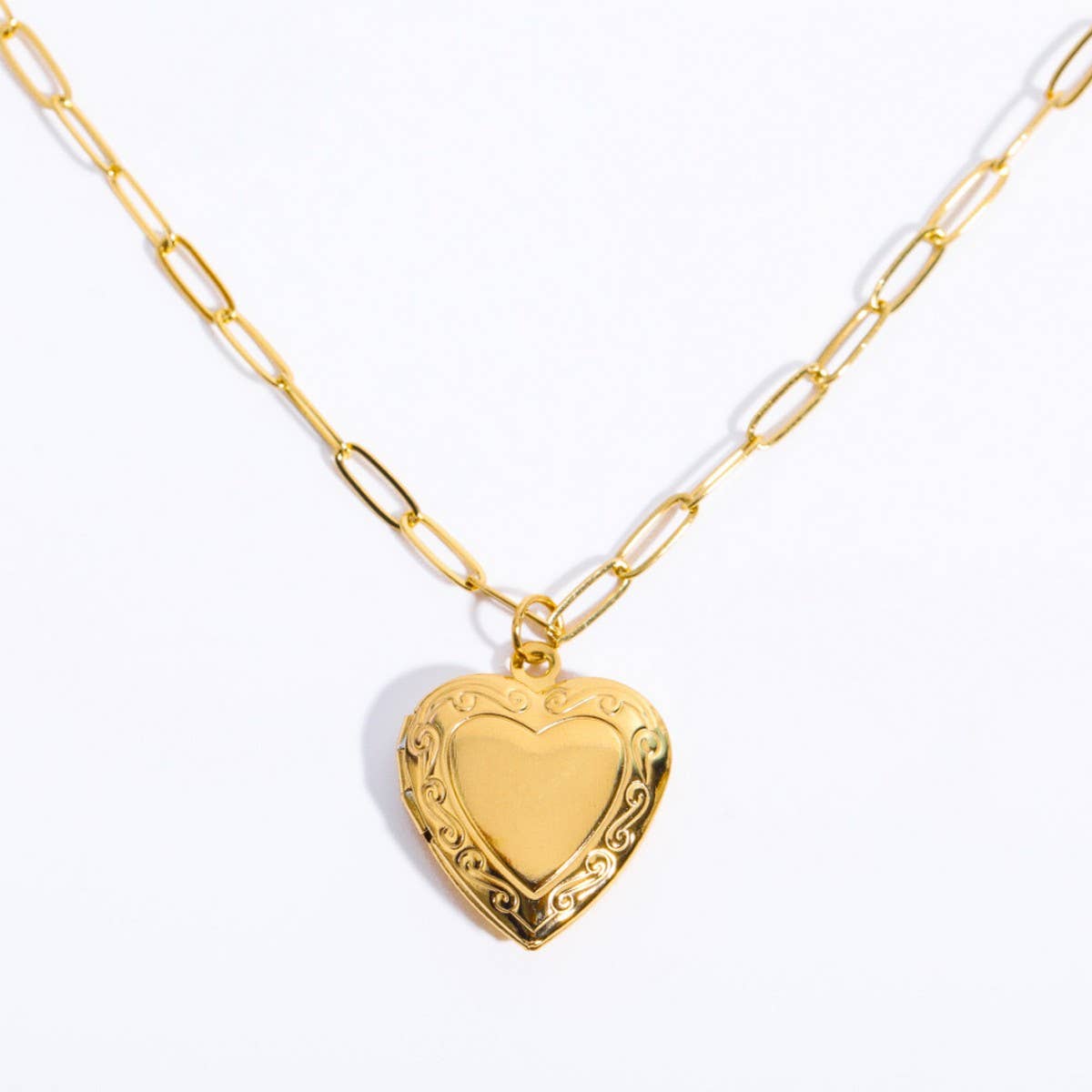 Love Photo Box Pendant Clavicle Necklace