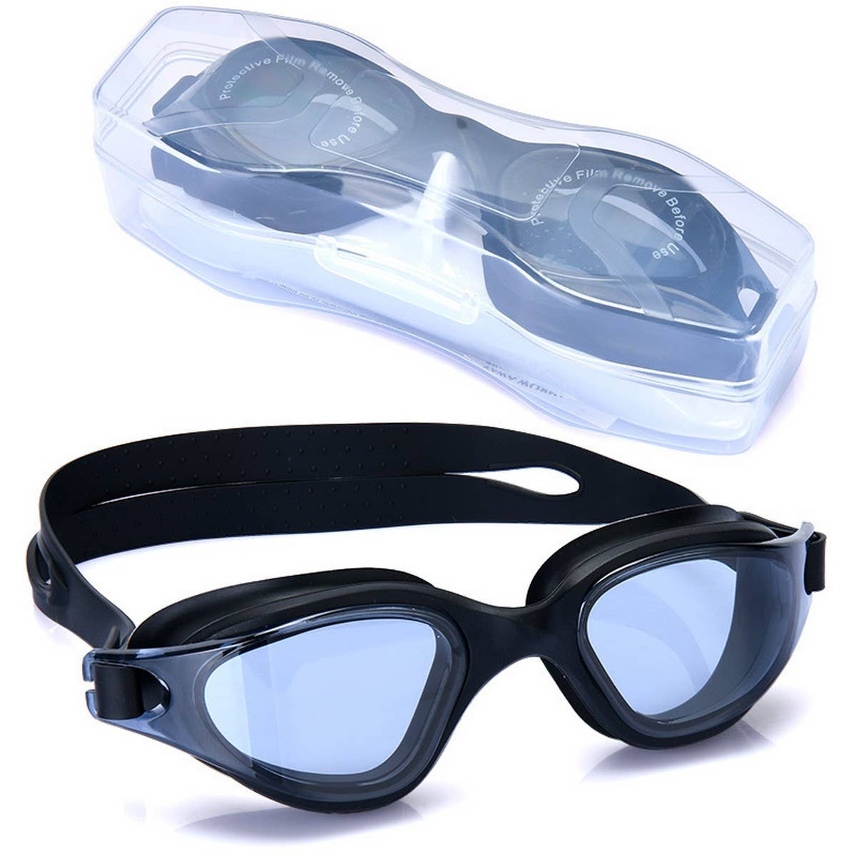 Adult Swim Goggles, Pro Anti-Fog Mirror Silicone_CWASG1041