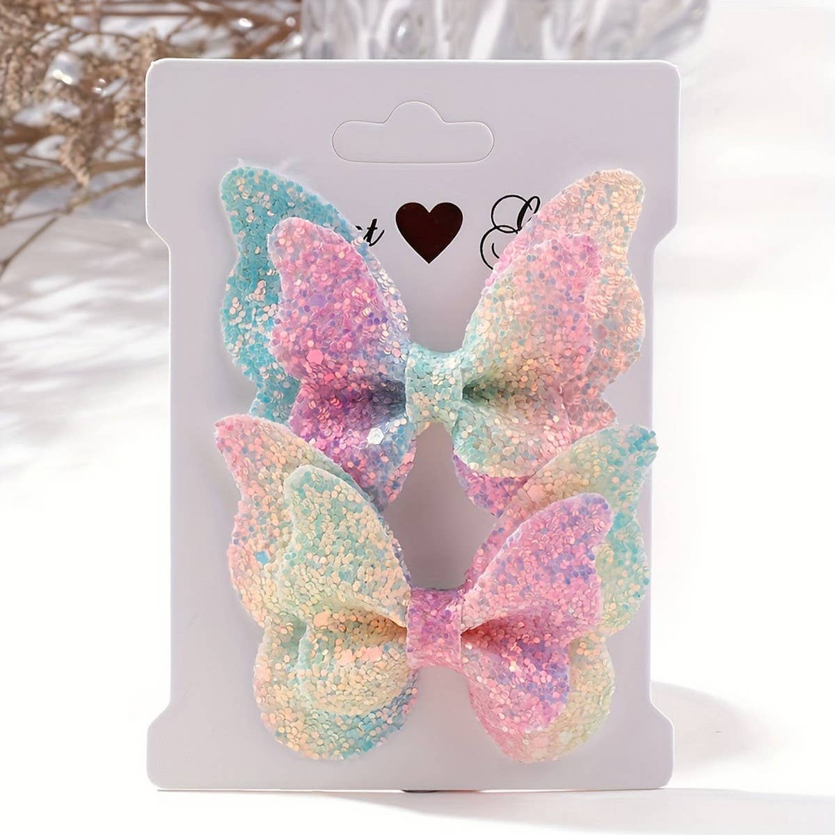 3D Gradient Glitter Bow Baby Hair Clip_CWAHA6755
