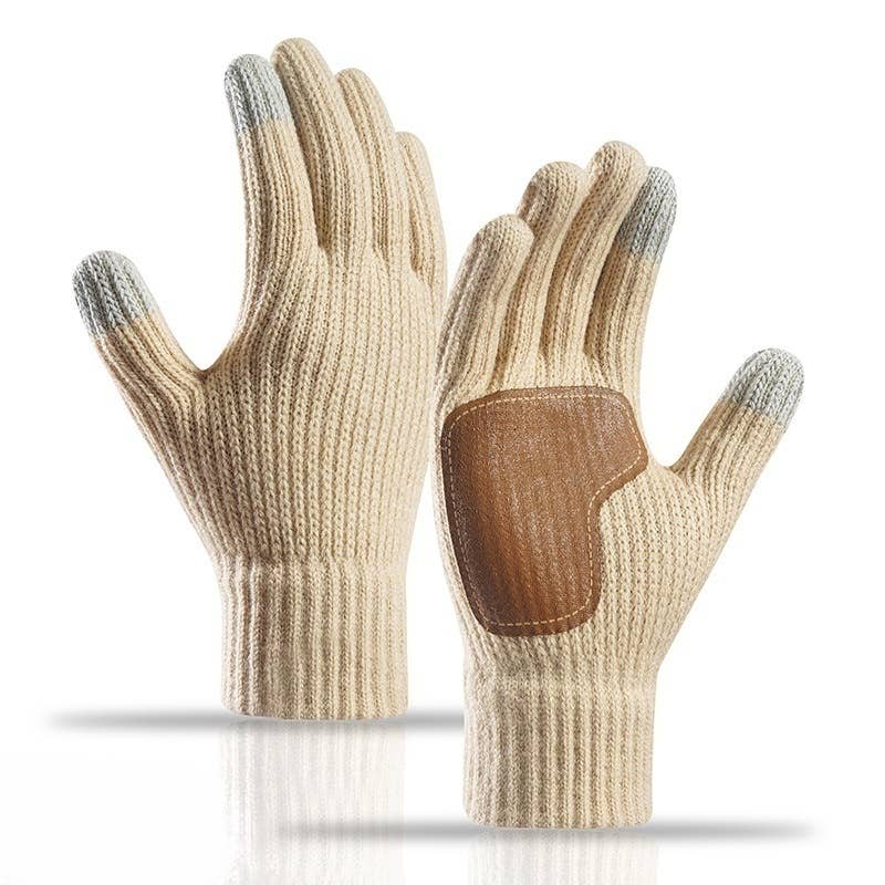 Outdoor Knit Gloves Winter Touchscreen Anti-Slip_CWAG0519