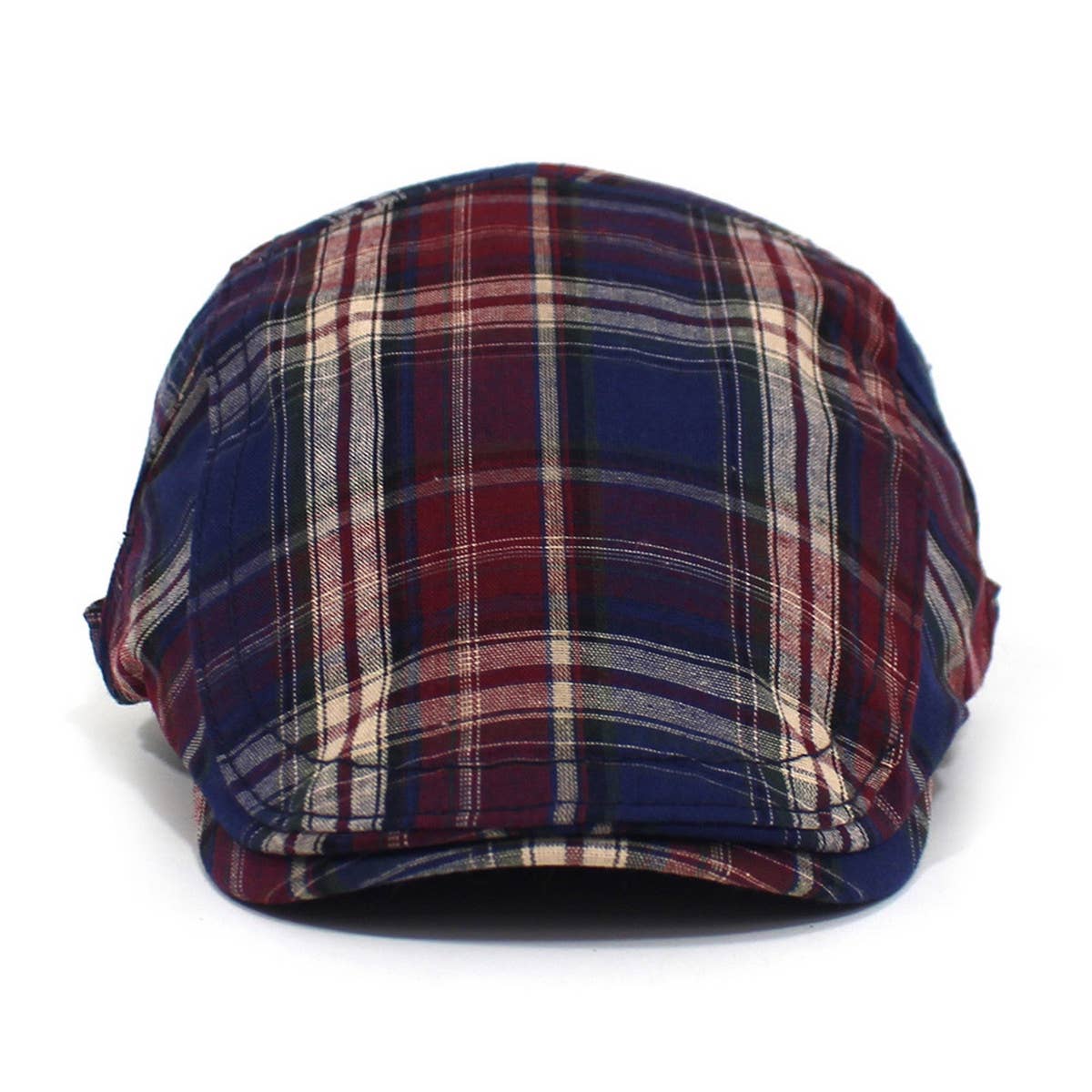 ADJUSTABLE CASUAL PLAID BERET_CWAB2924