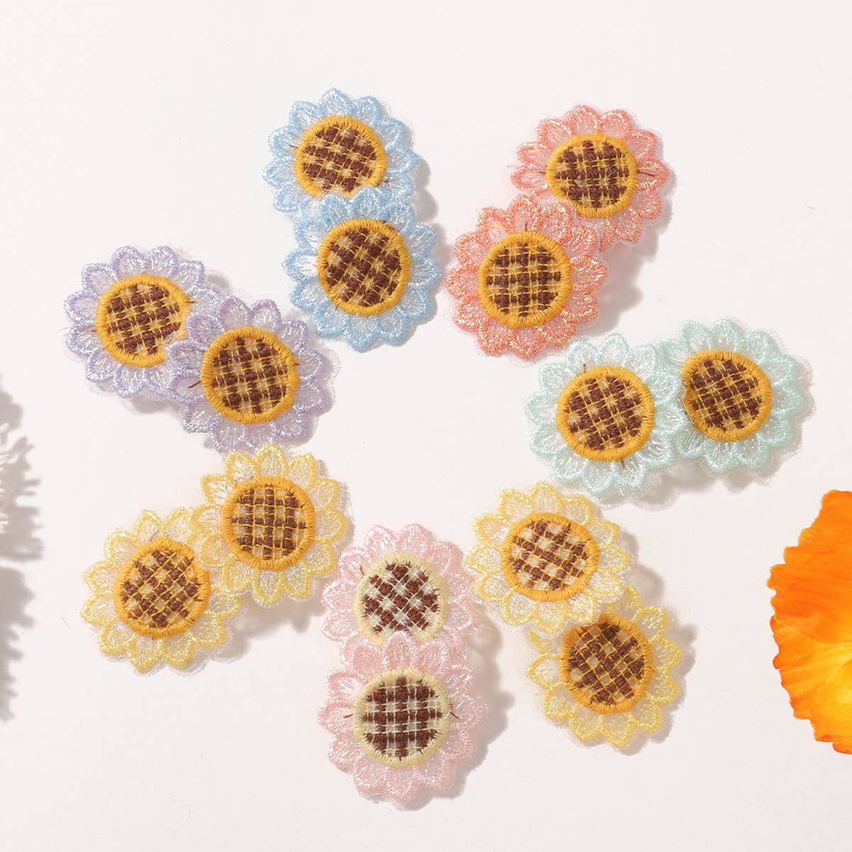 VINTAGE CHILDREN'S SUNFLOWER HAIR CLIP