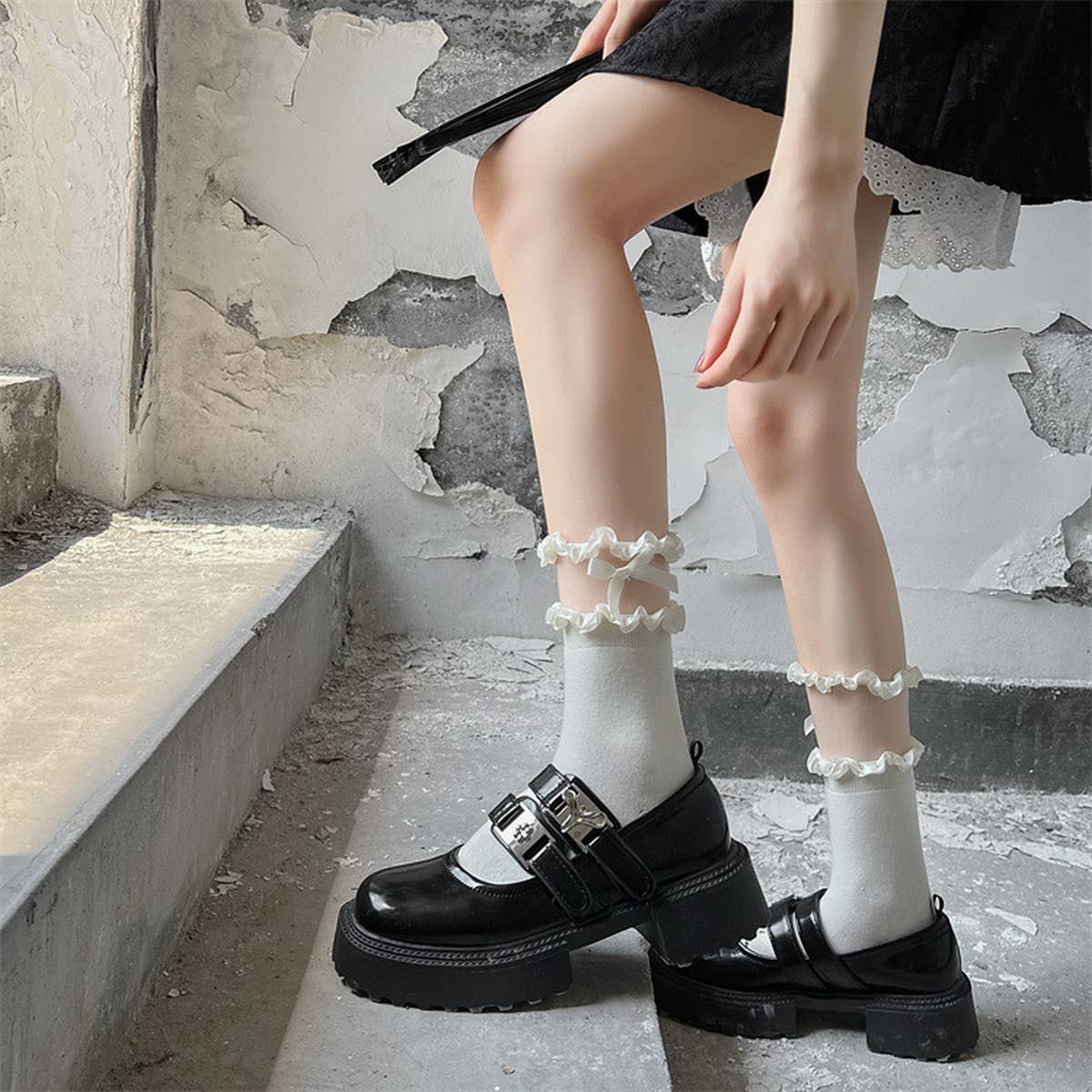 SUMMER THIN GLASS SILK LACE SOCKS LOLITA SEXY SOCKS