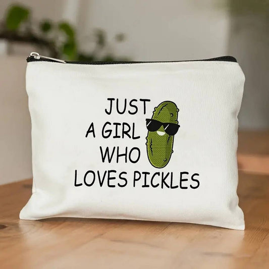 CUCUMBER LETTER DOUBLE-SIDED PRINTED COSMETIC BAG_CWAB1783