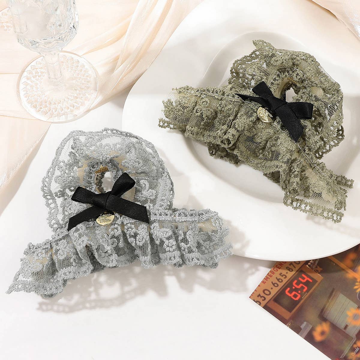 2024 NEW SIMPLE LACE BOW HAIRPIN_CWAHA1650