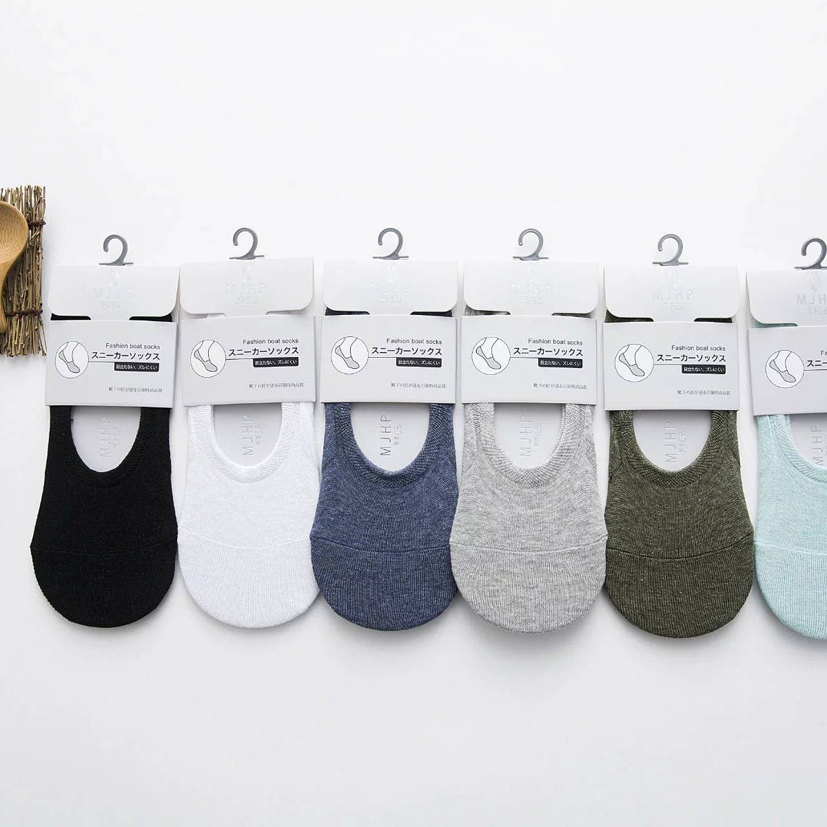 SHALLOW MOUTH INVISIBLE SOLID COLOR SOCKS
