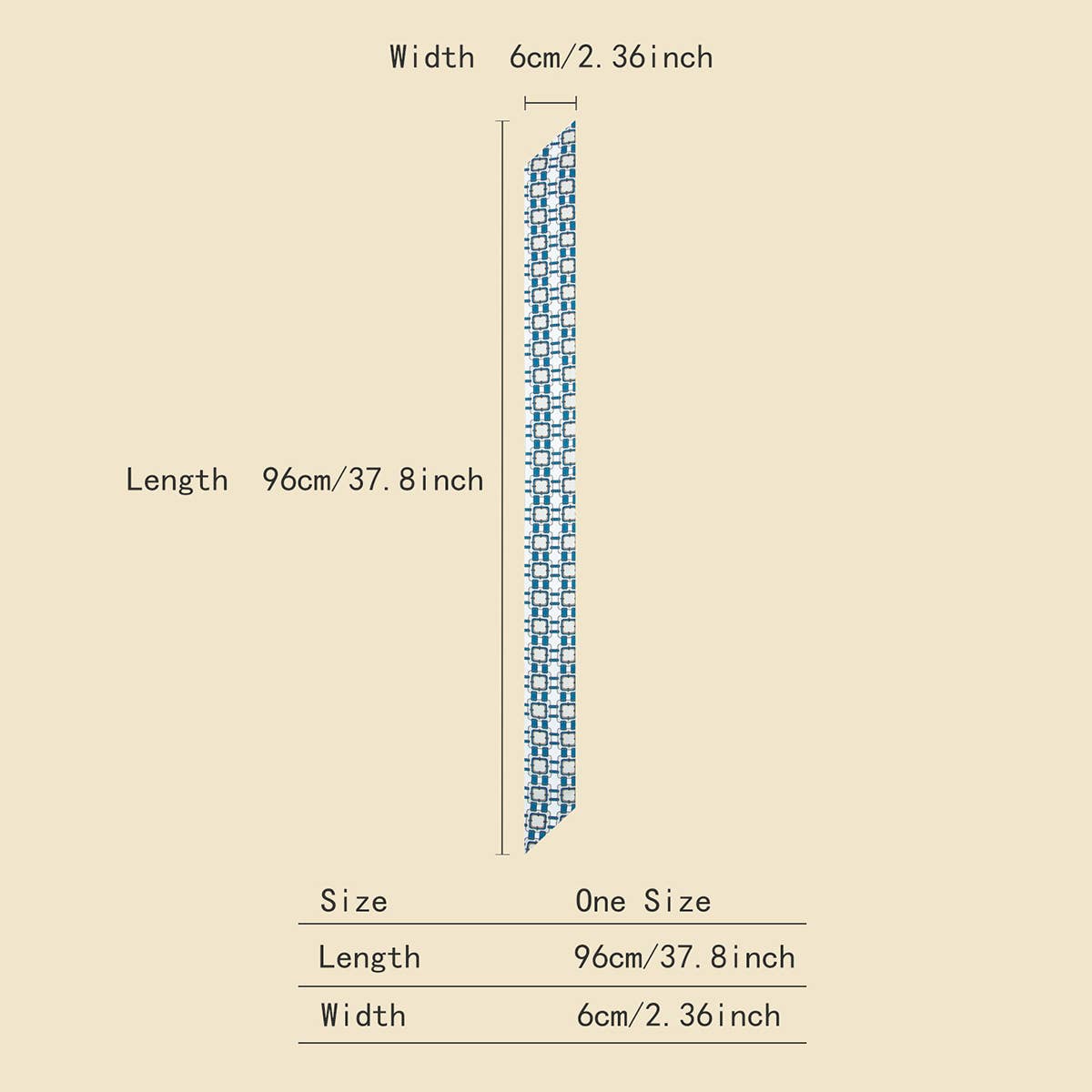 Floral Letter  Scarf Hair Tie Ribbon