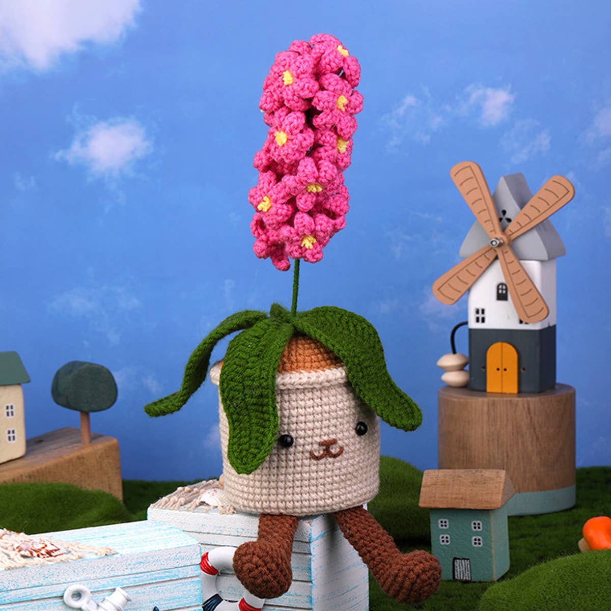 HAND KNITTED DIY BOUQUET CROCHET MATERIAL PACK