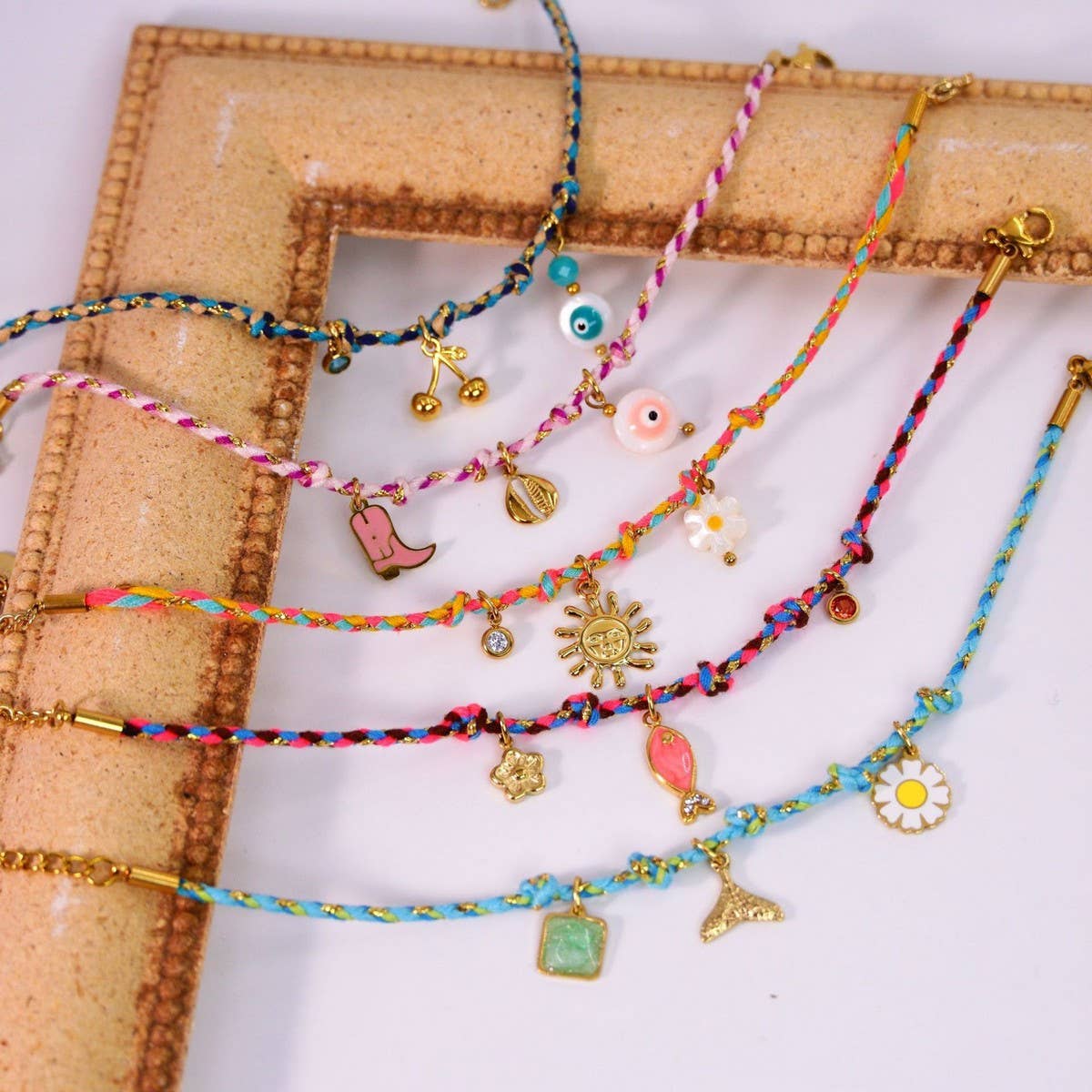 Dopamine Color Beaded Necklace ? Handmade Chic