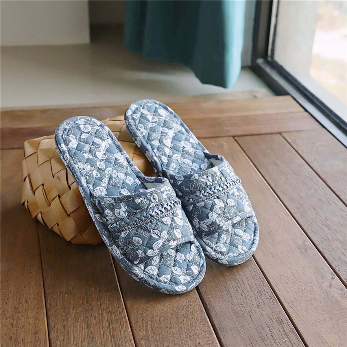 Linen Indoor Slippers for Home & Couple Wear