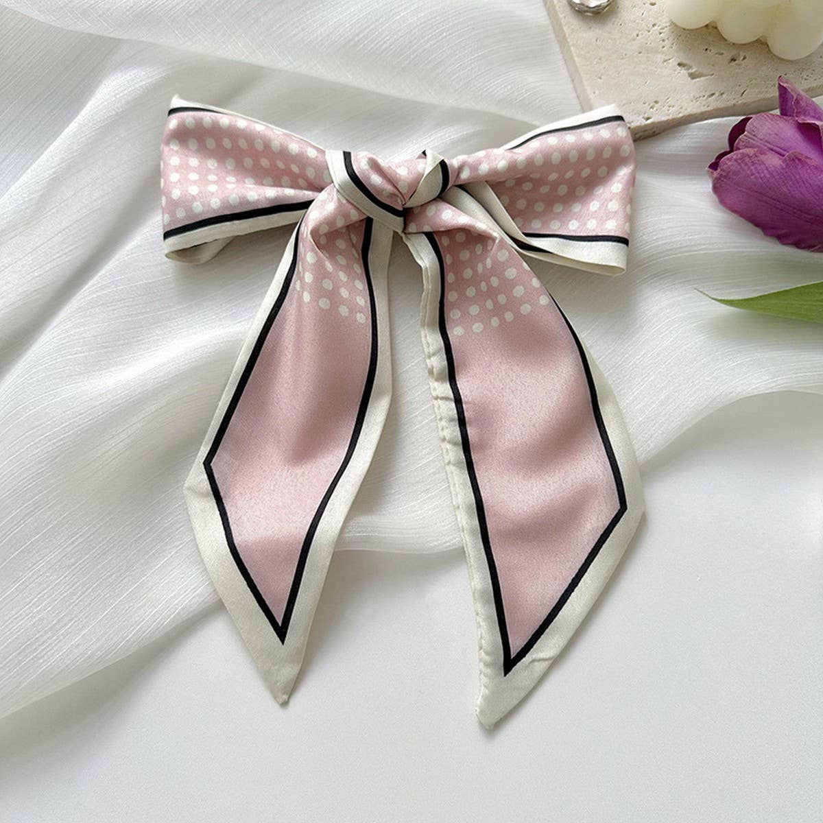 HIGH-END SIMPLE SILK SCARF FASHIONABLE HEADBAND