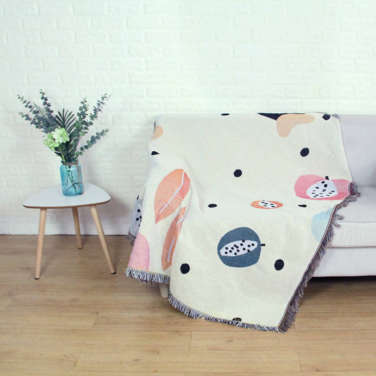 JACQUARD SOFA BLANKET CAMPING BLANKET