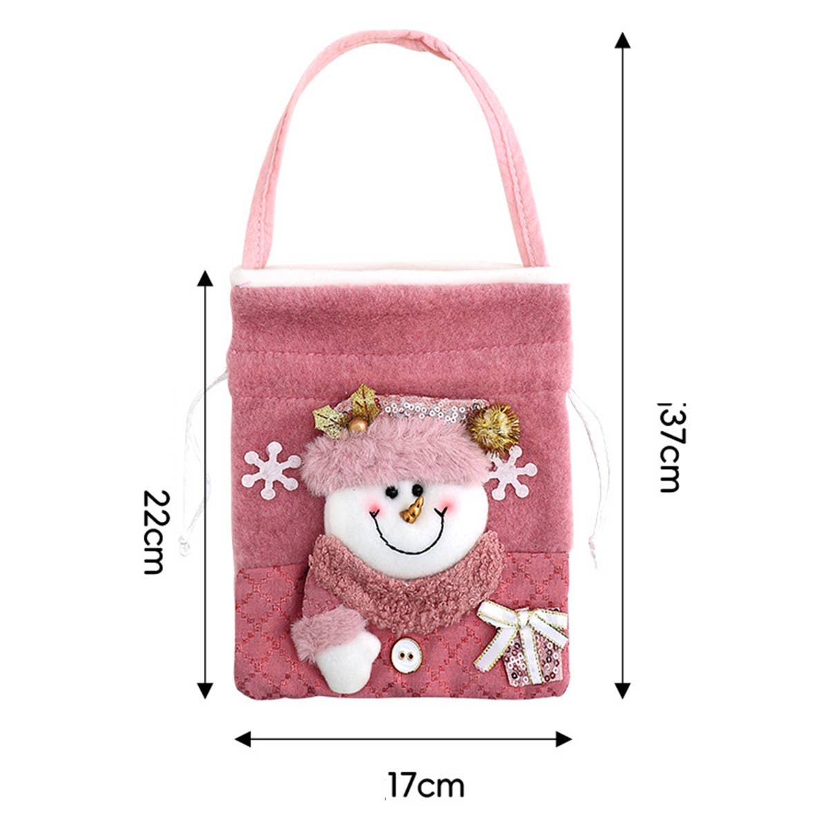 CWMM9353_CHRISTMAS EVE SEQUIN KINDERGARTEN CANDY GIFT BAG