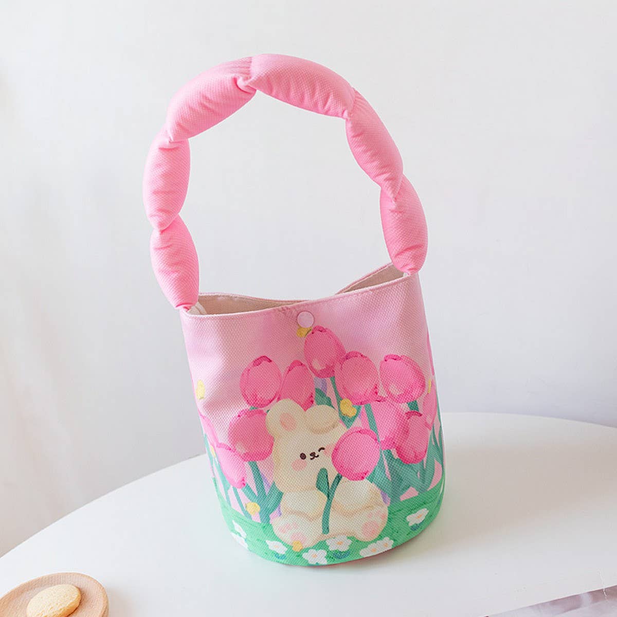 Cute Padded Bucket Bag ? Summer Student Style_CWAB5605