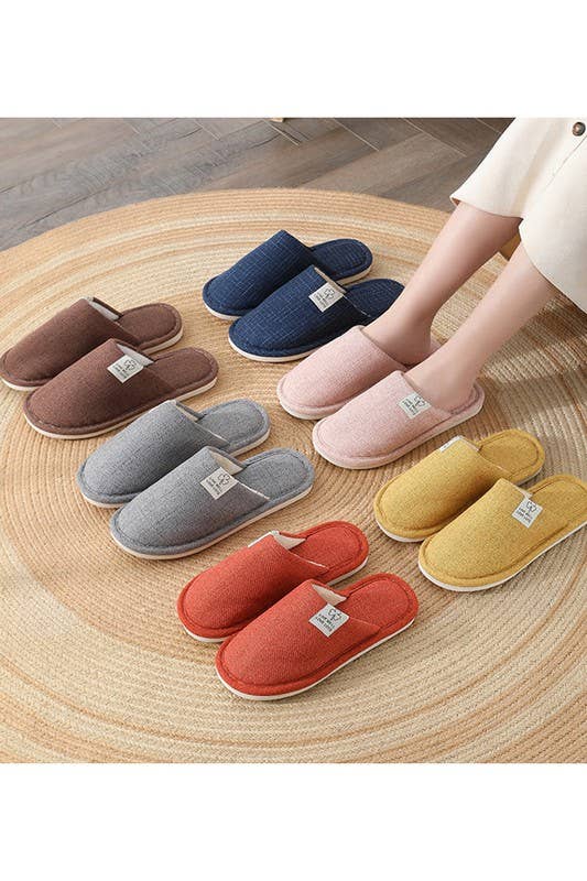 CLOSE TOE COMFY DAILY HOME INDOOR SLIPPERS