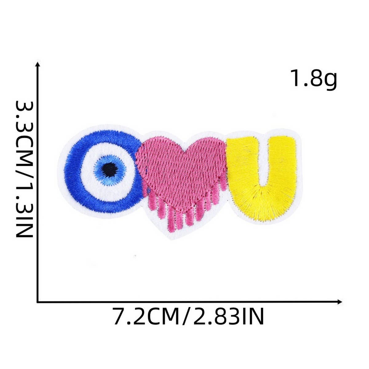 CARTOON EMBROIDERY HOT MELT ADHESIVE PATCH_CWMM4026