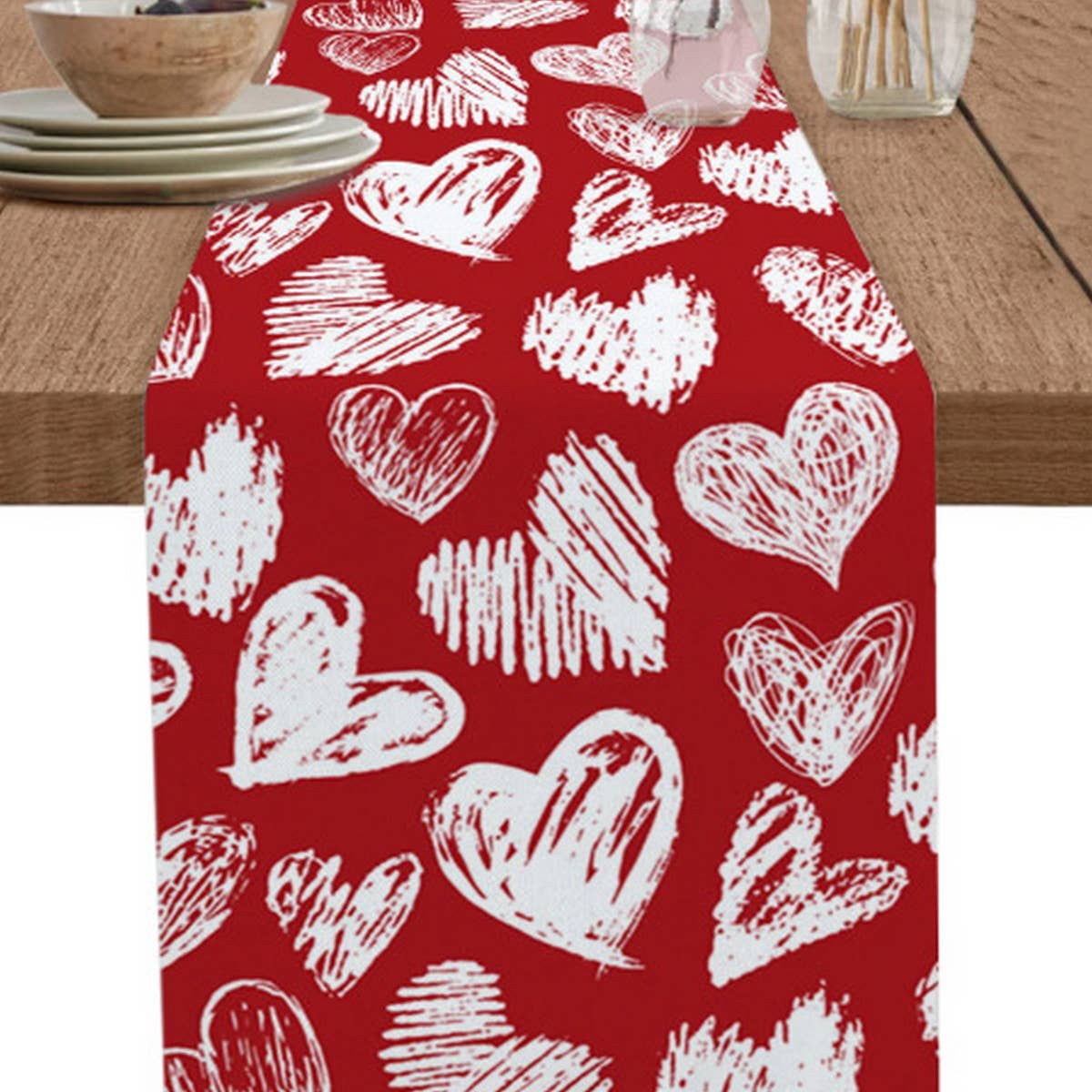 HOME VALENTINE'S DAY DECORATION TABLECLOTH