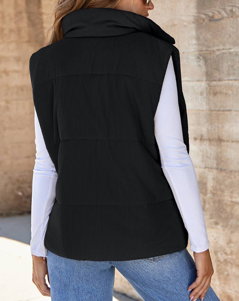 SOLID COLOR ALL-IN-ONE SLEEVELESS WAISTCOAT