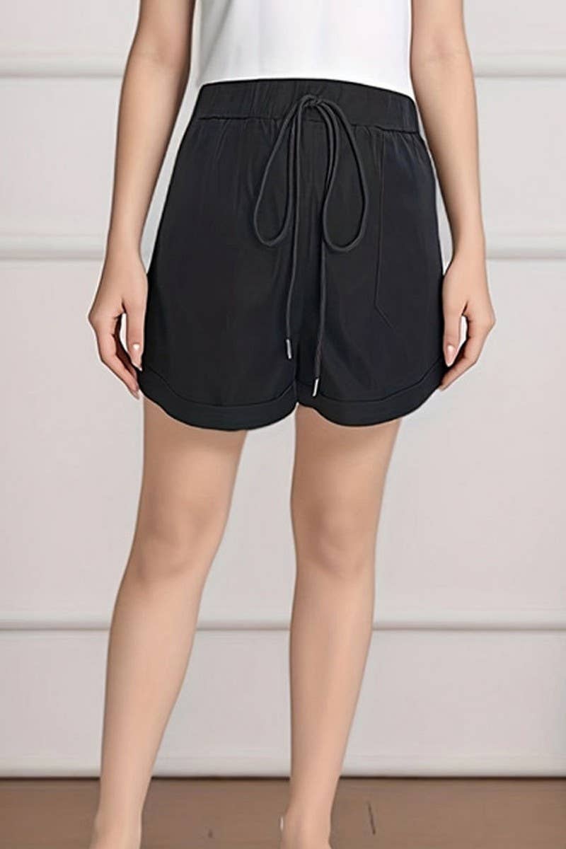 CWBSP0498_SUMMER HIGH WAIST CASUAL SPORTS SHORTS