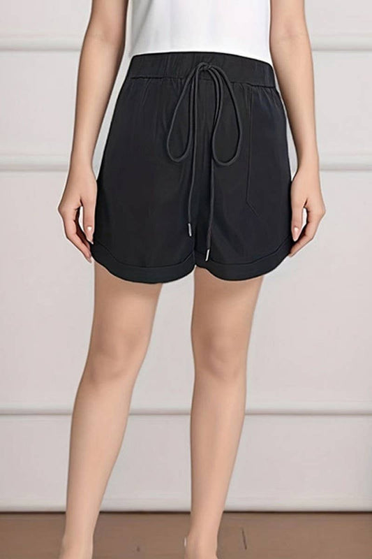 CWBSP0498_SUMMER HIGH WAIST CASUAL SPORTS SHORTS