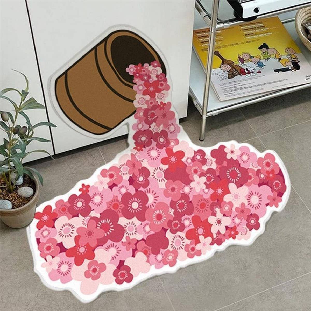 Rainbow Paint Bucket Tapestry Rug_CWMM7383