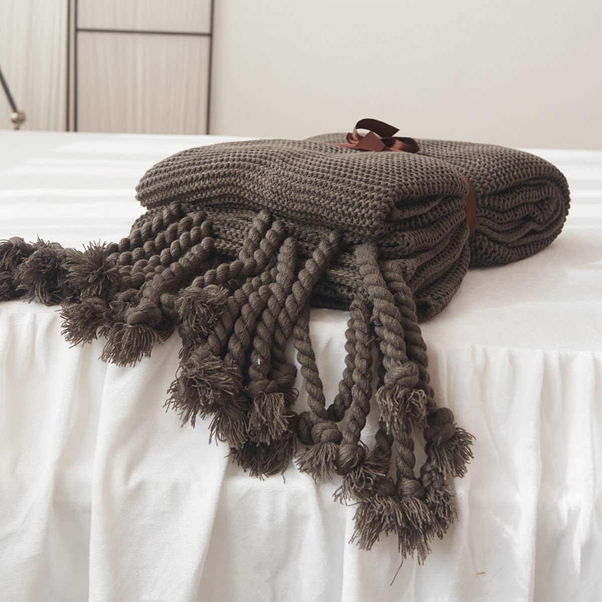 NEW SOFA COMFORTABLE KNITTED THROW BLANKET