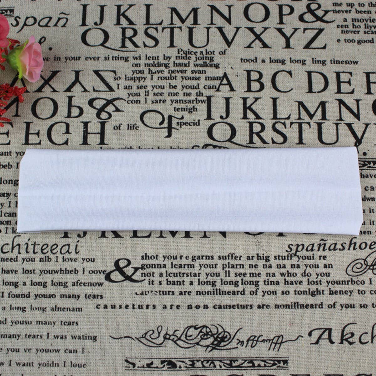 CWAHA6413_YOGA SPORTS HEADBAND ELASTIC SOLID COLOR HAIRBAND