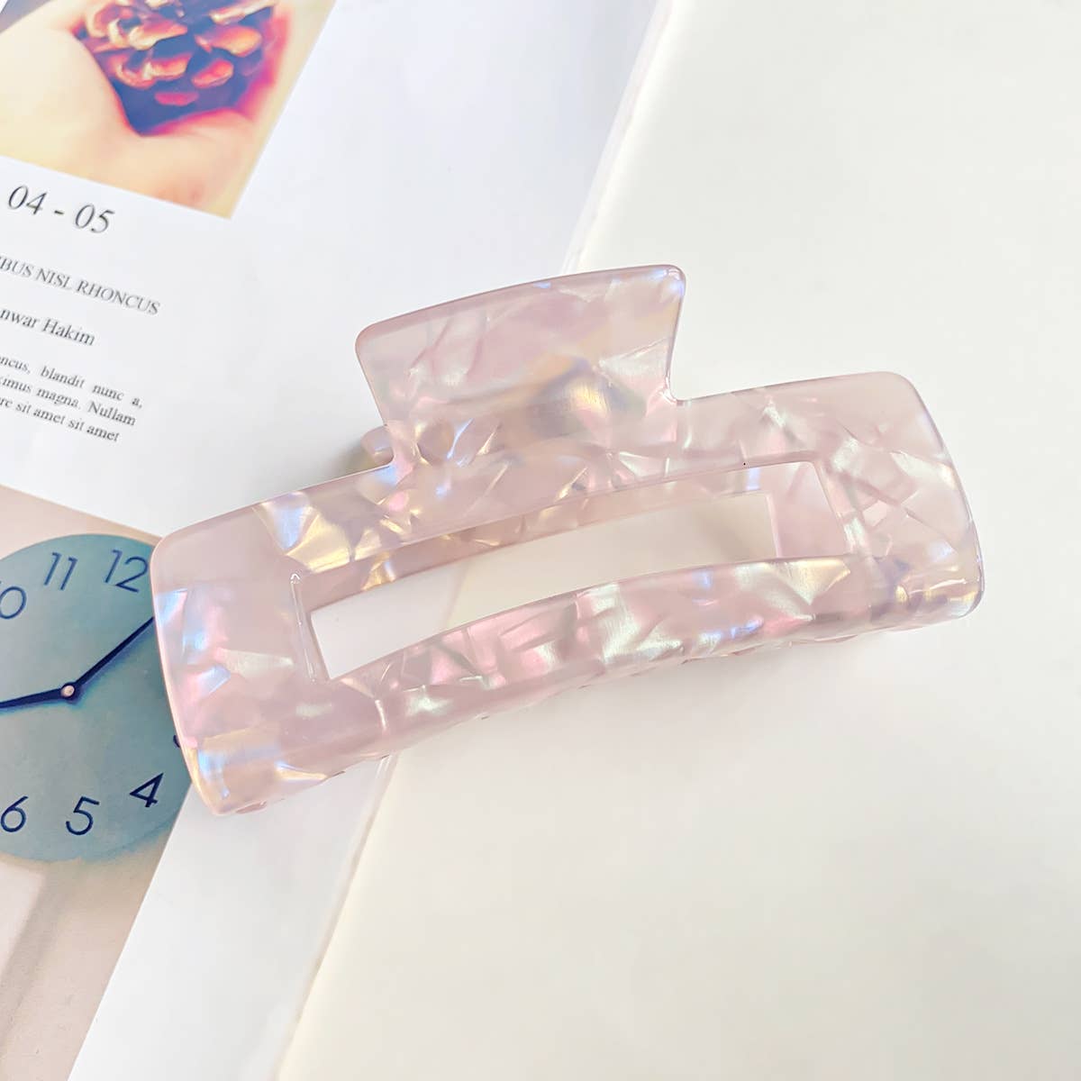 Iridescent Mermaid imitation acetic acid clip