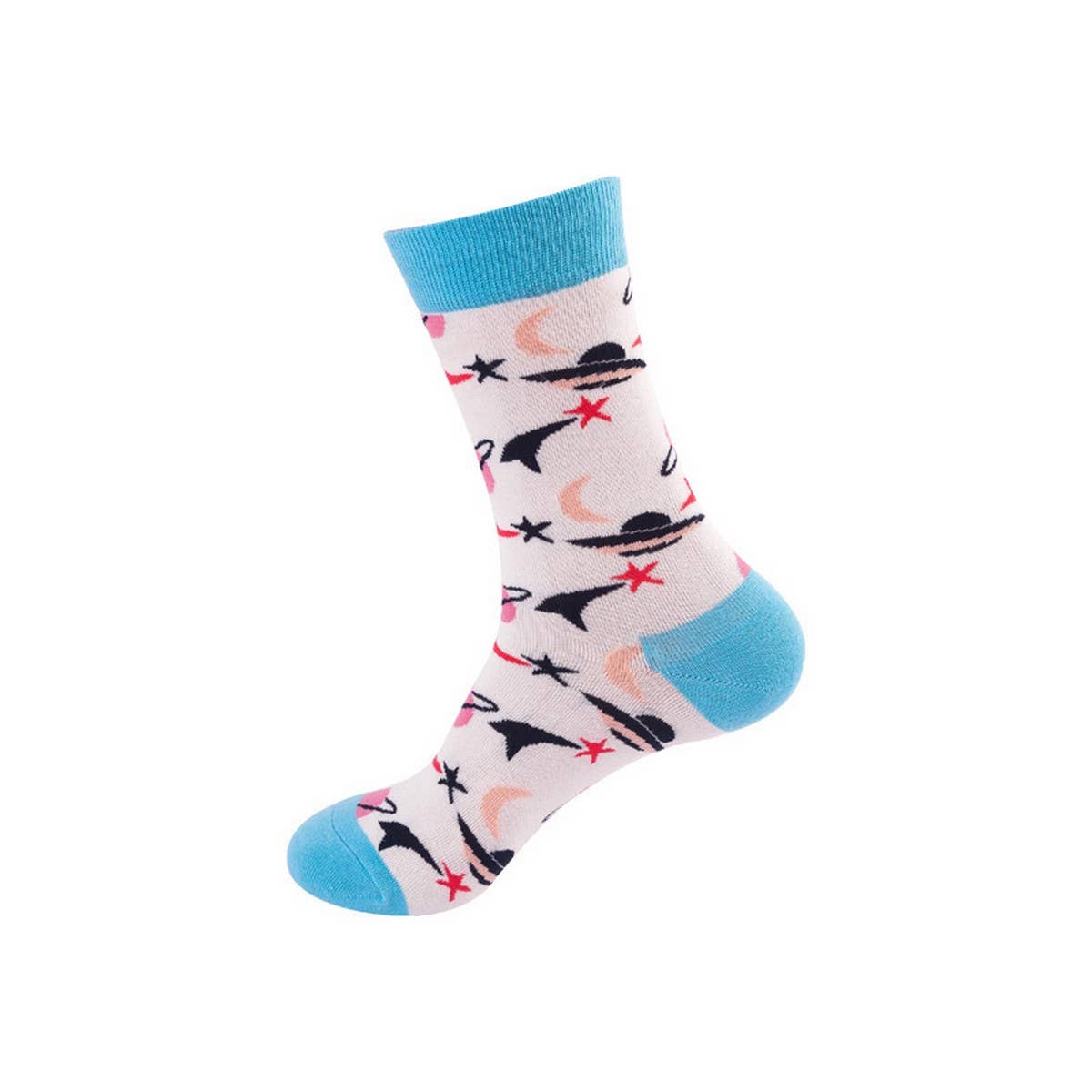 CASUAL PERSONALIZED FOUR SEASONS MID-CALF SOCKS_CWMS1011