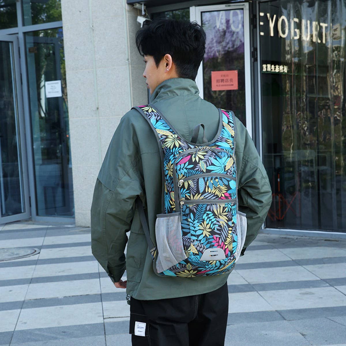 Multi-Function Oxford Fabric Travel Backpack_CWAB5453