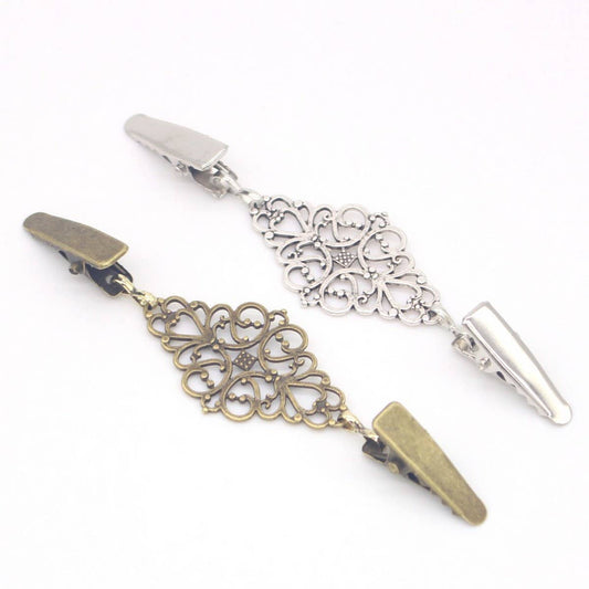 NEW RETRO VERSATILE ALLOY SWEATER CLIP SHAWL CLIP