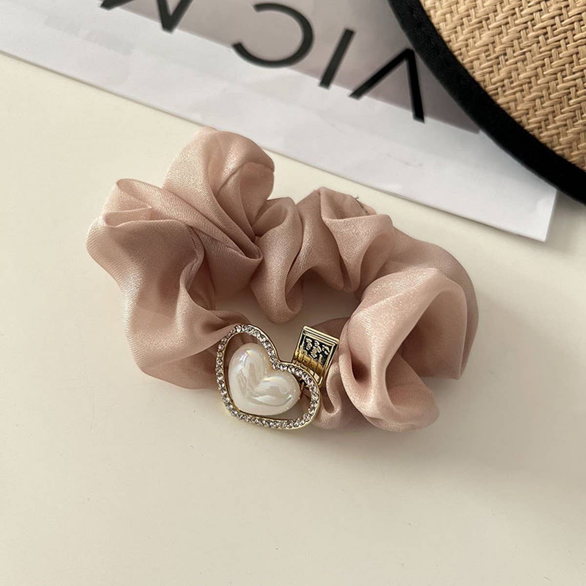 Camellia Hair Claw, Elegant Bun Clip for Back Hair_CWAHA4686