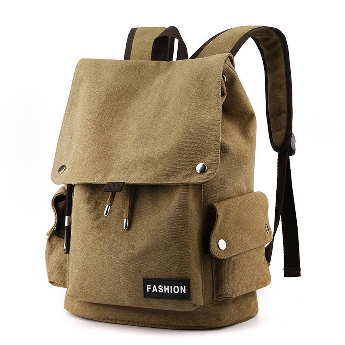 BACK-TO-SCHOOL CANVAS BACKPACKS DRAWSTRING CLOSURE_CWAB2216