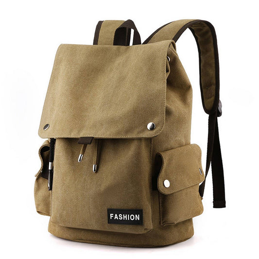 BACK-TO-SCHOOL CANVAS BACKPACKS DRAWSTRING CLOSURE_CWAB2216