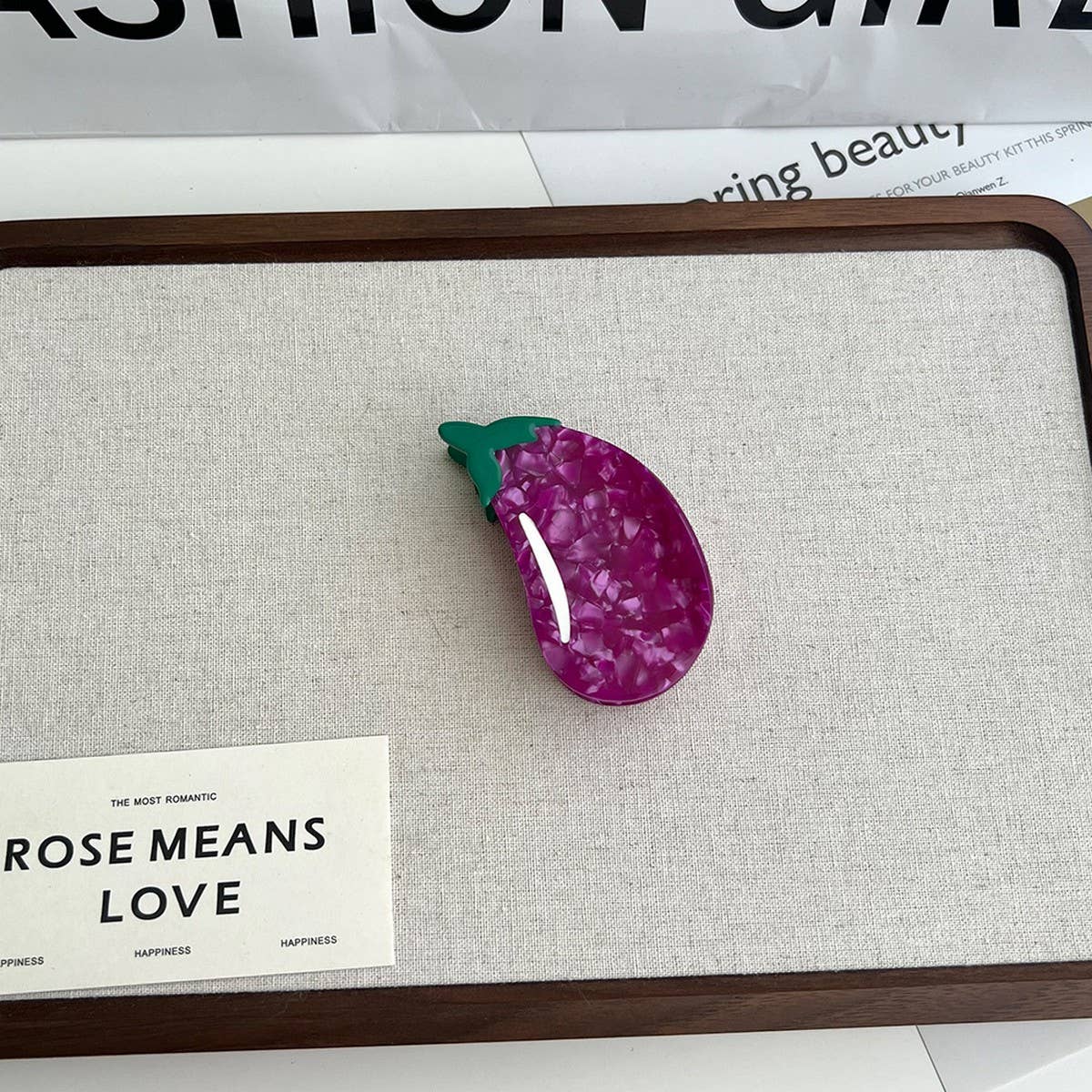 Cute Veggie & Fruit Acetate Claw Clip ? Summer Fun