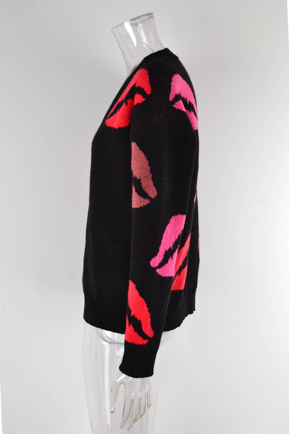 VALENTINE'S DAY SWEATER V-NECK KNIT JUMPER