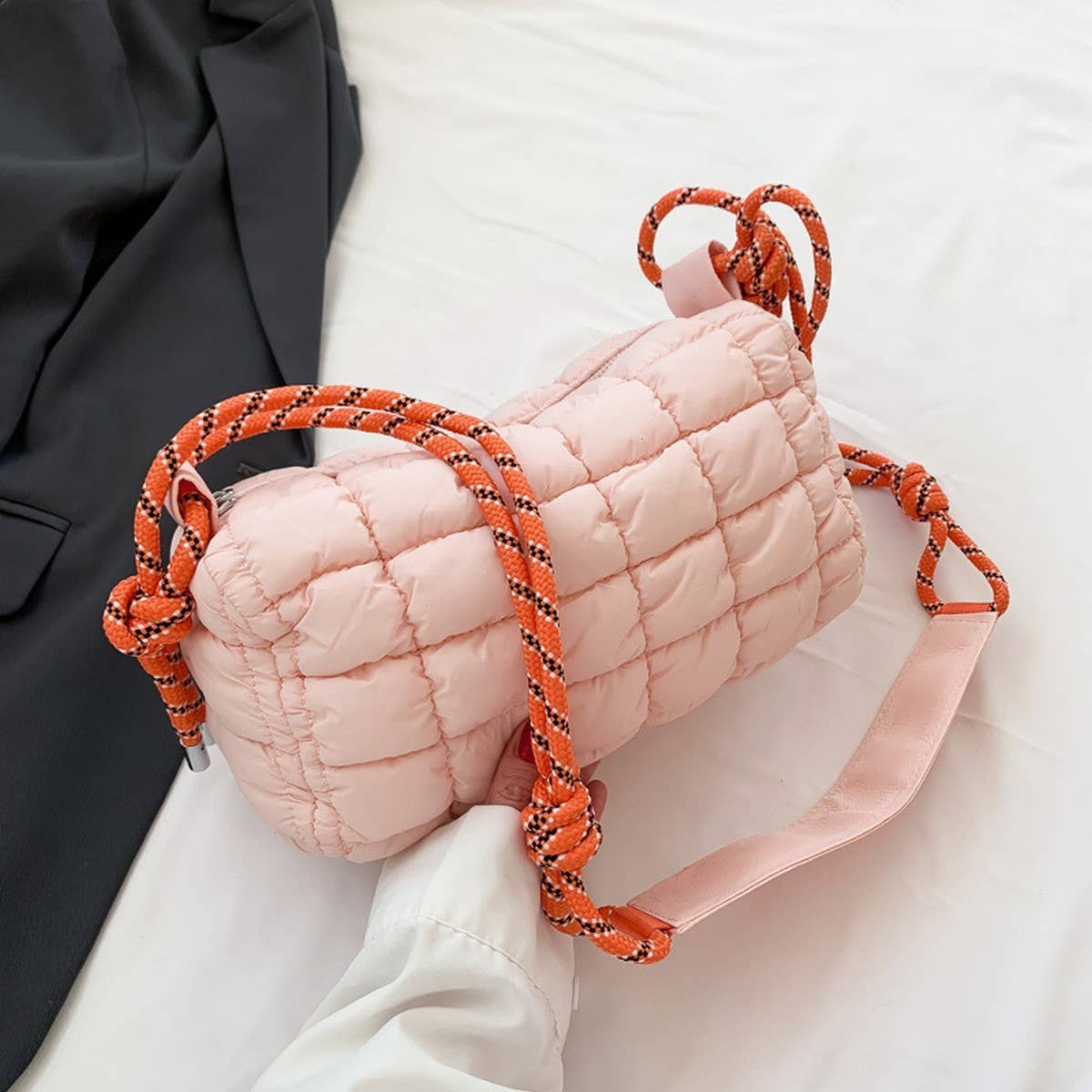 Quilted Cloud Bag Puffy Shoulder Crossbody Tote_cy6086-016