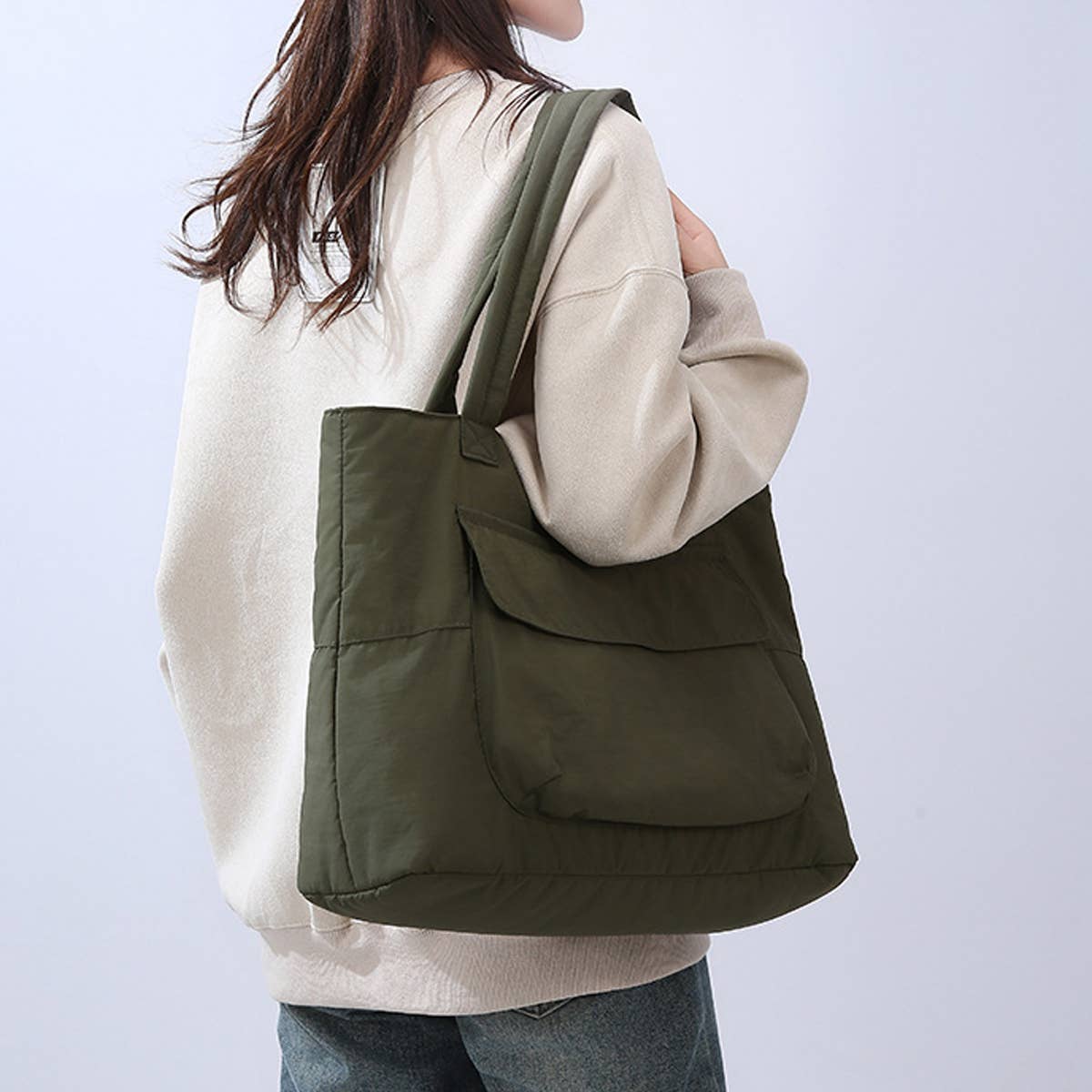 NEW RETRO CASUAL TRAVEL TOTE BAG_CWAB1760